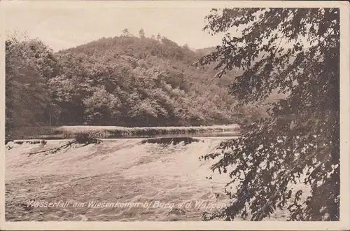 AK Châteaux de prés, cascade, couru en 1942