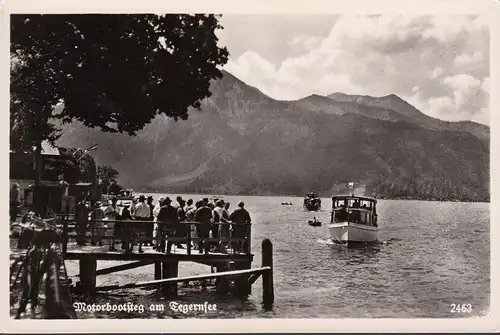 AK Tegernsee, Bootsteg, ungelaufen