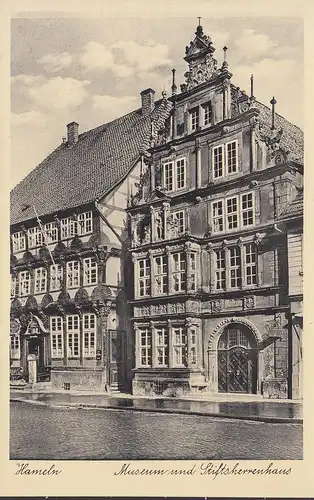 AK Hameln, Musée et maison de maître de stylo, incurvée