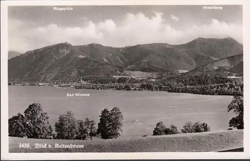 AK Blick von Kaltenbrunn aus Bad Wiessee, ungelaufen