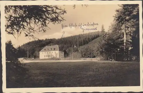 AK Sonneberg, auberge de jeunesse de l'Association Reichsverband pour DJH, couru en 1942