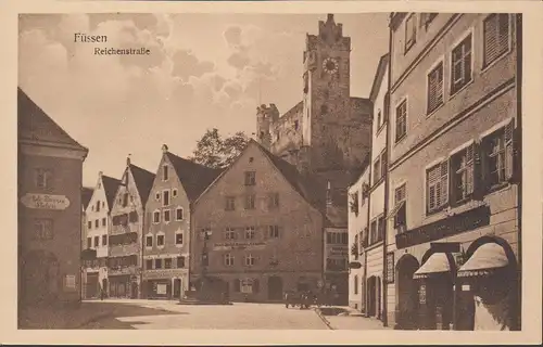 AK pieds, Richenstraße, magasins, non-franchis- date 1921