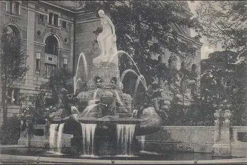 AK Francfort-sur-le-Main, fontaine de contes de fées, couru en 1910