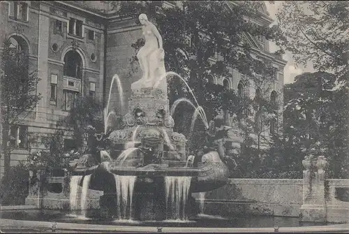 AK Frankfurt am Main, Märchenbrunnen, gelaufen 1910