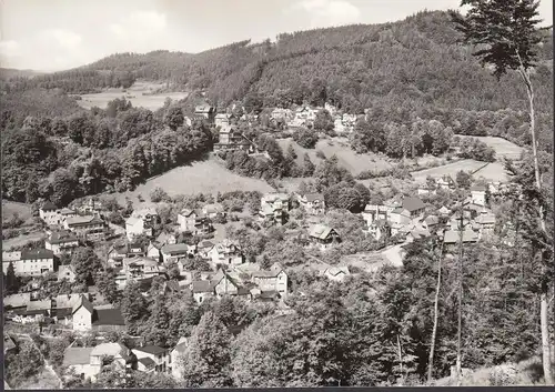 AK Schwarzburg, vue panoramique, incurvée