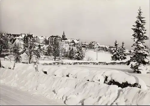 AK Masserberg, Stadtansicht im Winter, ungelaufen