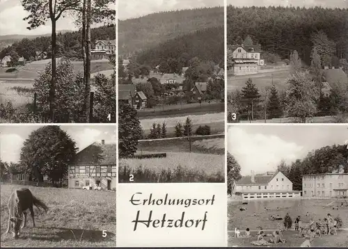 AK Hetzdorf, HOG Waldblick, HOG Erholung Bad Sumpfmühle, gelaufen