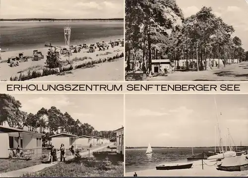 AK centre de loisirs Seadeltenberger Lac, plage, bâtiments, bateaux, couru 1981