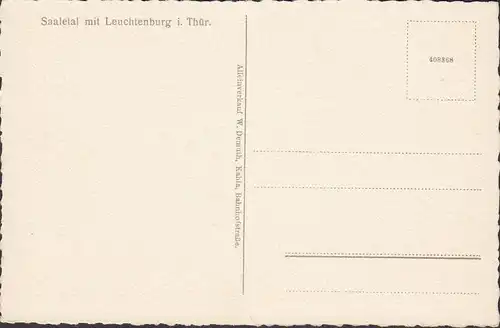 AK Saaletal avec Lumenburg, incurvée