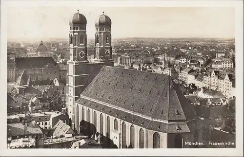AK München, Frauenkirche, Deutsches Reich Mi.Nr. 571, gelaufen 1935