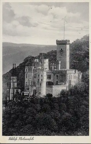 AK Coblence, Château de Stolzenfels, couru en 1939