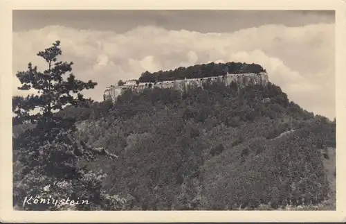 AK Festung Königstein, Handabzug, ungelaufen