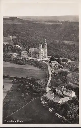 AK Bad Staffelstein, Viewsheiligen, photographie aérienne, couru 1936
