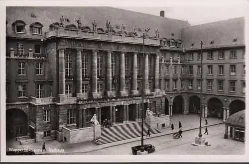 AK Wuppertal, Hôtel de Ville, inachevé- date 1942