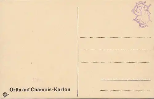 AK München, Hofbräuhaus, Großer Saal, Chamois Karte, ungelaufen