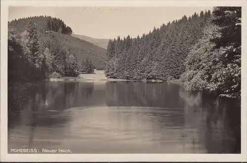 AK Hohegeiß, Neuer Teich, gelaufen 193?