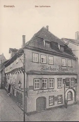 AK Eisenach, la maison Luther, inachevée- date 1911