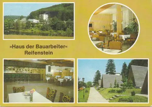 AK Reifenstein, Haus der Bauarbeiter, ungelaufen