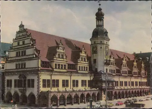AK Leipzig, Hôtel de ville ancien, inachevé
