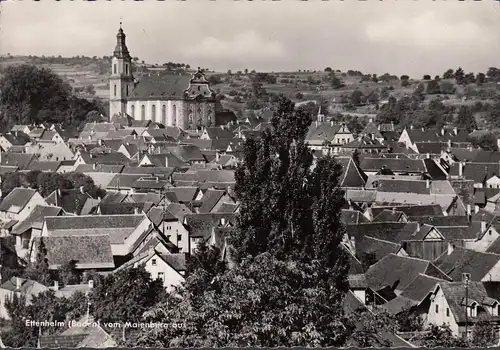 AK Ettenheim, Stadtansicht vom Maienberg aus, gelaufen 1963