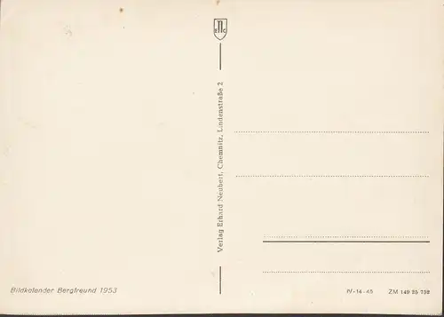 AK Ramsau, Kirche, Fluß, Landes-Fotothek, 1953, ungelaufen