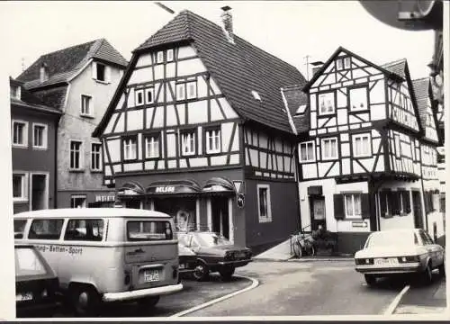 AK Heidelberg, Friseur Nelson, VW-T1, Foto-Karte