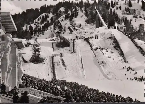 AK Garmisch-Partenkirchen, station de ski olympique, incurvée