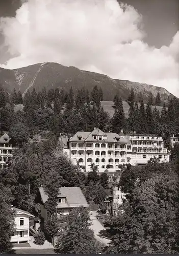 AK Garmisch, Maison Partenkirchen, Kaufmanns-Restauration, incurvée