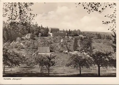 AK Heidelberg, Heilstätte Königstuhl, gelaufen 1954