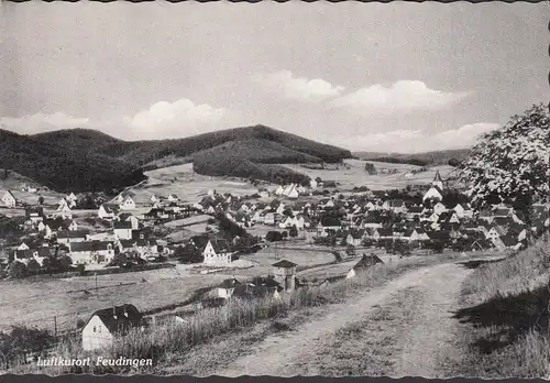 AK Feudingen, vue de la ville, couru en 1962