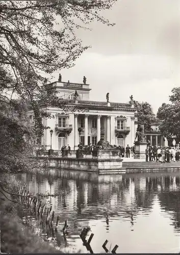 AK Warschau, Inselpalais im Lazienki-Park, ungelaufen