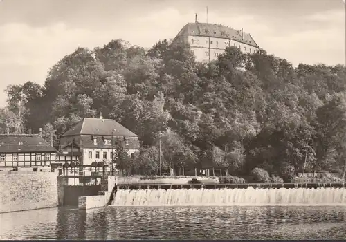 AK Frankenberg, Schloß Sachsenburg mit Zschopau, ungelaufen