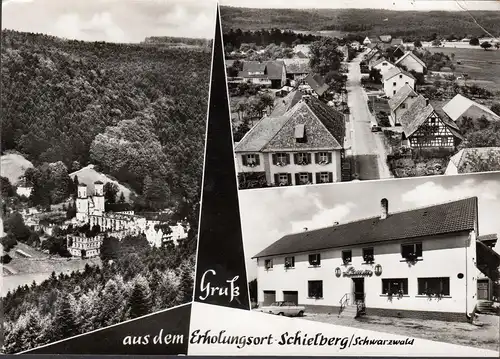 AK Schielberg, Gasthof Zum Lamm, Starßenansicht, gelaufen 1967