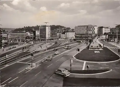 AK Wuppertal, Döppersberg, Hotel Kaiserhof, Mercedes Benz, inachevé