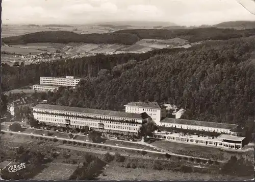 AK Höxter, Weserbergland Klinik, Fliegeraufnahme, gelaufen