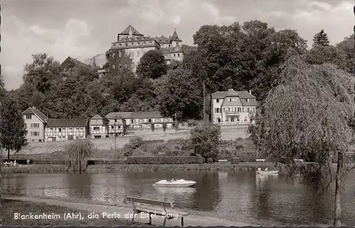 AK Blankenheim, La Perle de l'Eifel, Château, Bateau , Déroulé