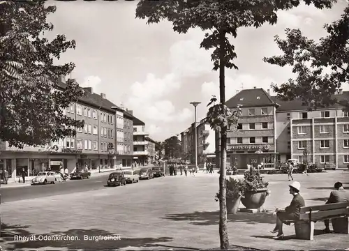 AK Reydt-Odenkirchen, Burgfreiheit, Geschäfte, Deutsches Haus, VW-Käfer, ungelaufen