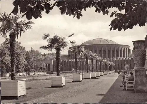 AK Düsseldorf, Im Ehrenhof, gelaufen 1958