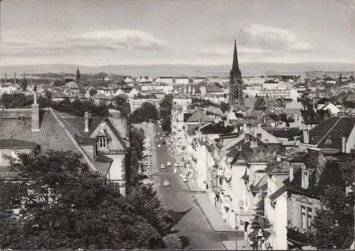 AK Bad Nauheim, vue de la ville, église, voitures, couru 1972