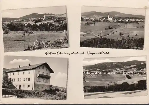 AK Untergriesbach, Schullandheim, Kirche, Stadtansichten, ungelaufen