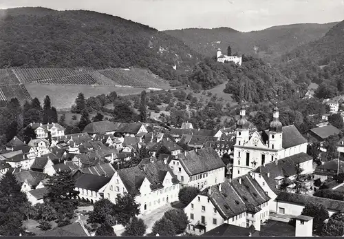 AK Arlesheim, Stadtansicht, Kirche, ungelaufen