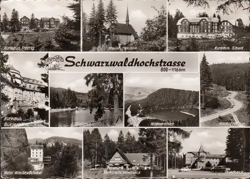 AK Schwarzwaldhochstraße, Kurhäuser, Sandsee, Restaurant Hundseck, incurable