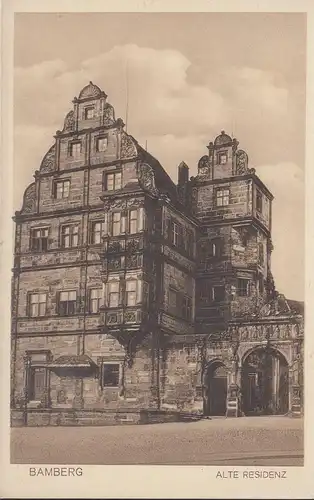 AK Bamberg, Alte Residenz, ungelaufen