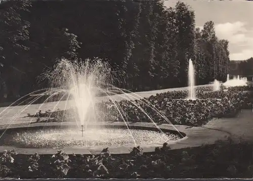 AK Bad Pyrmont, Fontainenallee, 1955