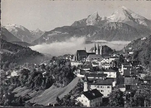 AK Berchtesgaden mit dem Watzmann, ungelaufen- datiert 1957