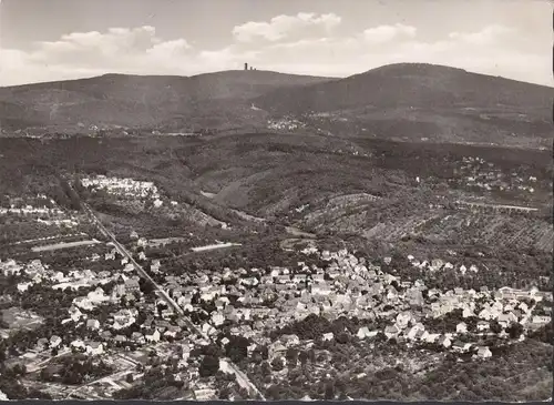 AK Neuenhain im Taunus, Stadtansicht, Fliegeraufnahme, gelaufen 1962