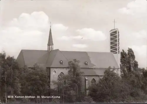 AK Kamen-Mühler, église Sainte Marie, incurvée