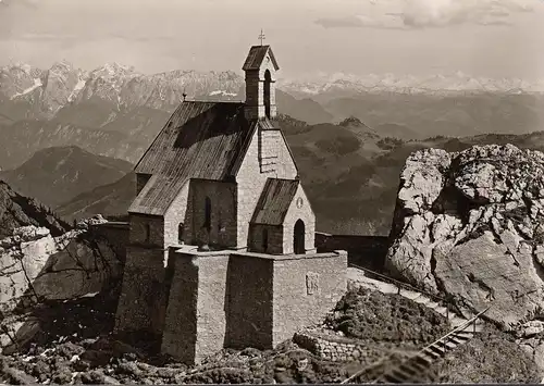 AK Bayrischzell, Wendelsteinkircherl, Kaisergebirge, ungelaufen-datiert 1954