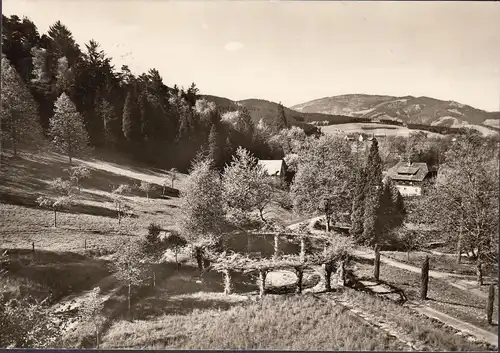 AK Buchenbach, Ausblick von Friedrich Husemann Klinik, Privatkrankenanstalt, gelaufen 196?