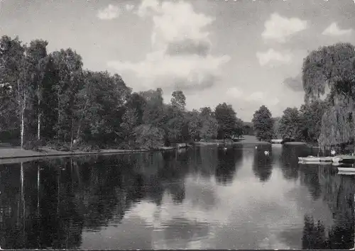 AK Bad Salzuflen, Großer Kurparksee, ungelaufen